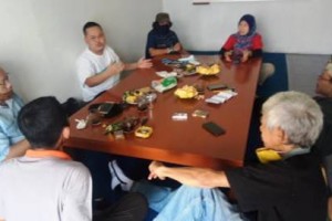 Rapat persiapan Konfercab PWI Kuningan.